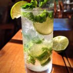 Fresh Summer Mojito with Mint, Lime, and White Rum