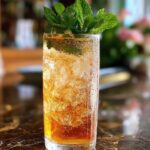 Ginger Peach Soda Non-Alcoholic Cocktail