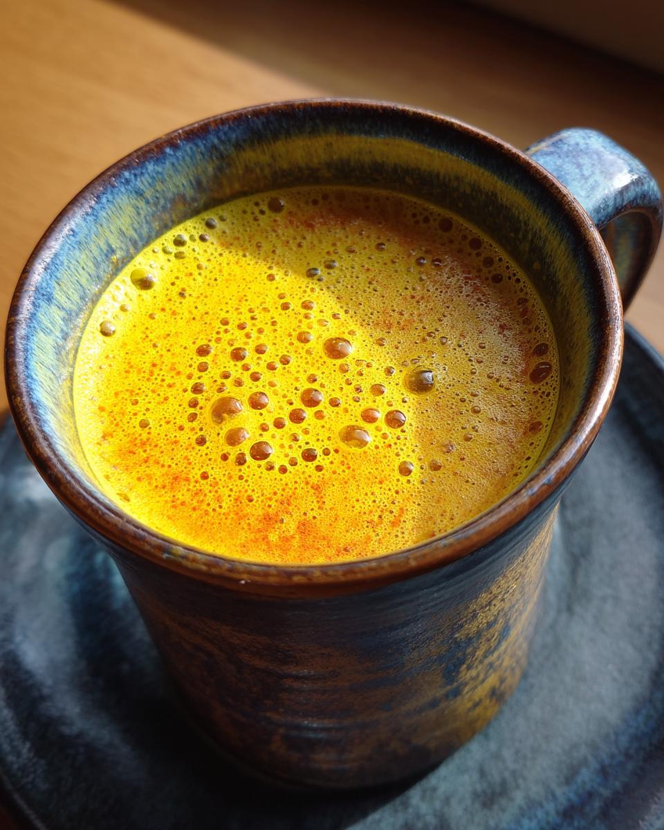 Golden Milk Punch Mocktail - detail 1