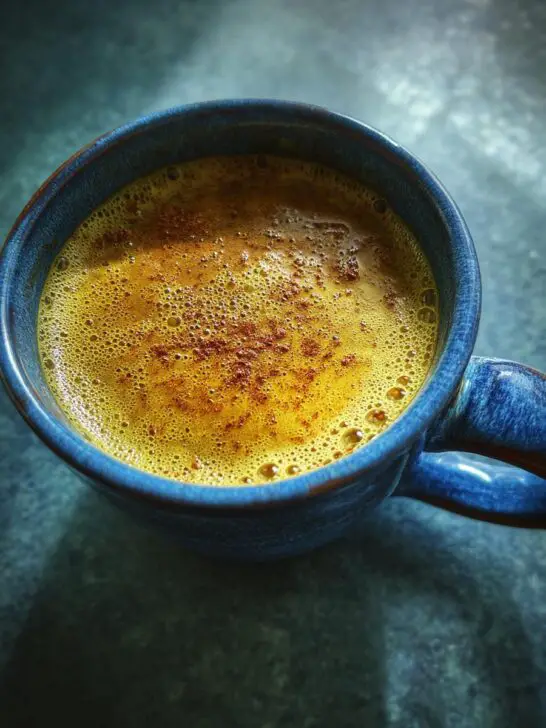 Golden Milk Punch Mocktail