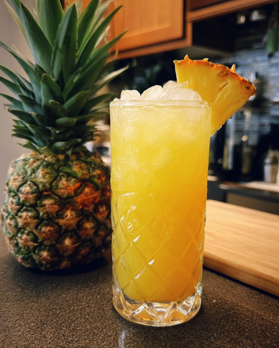 Golden Sunset Pineapple Cooler - detail 2