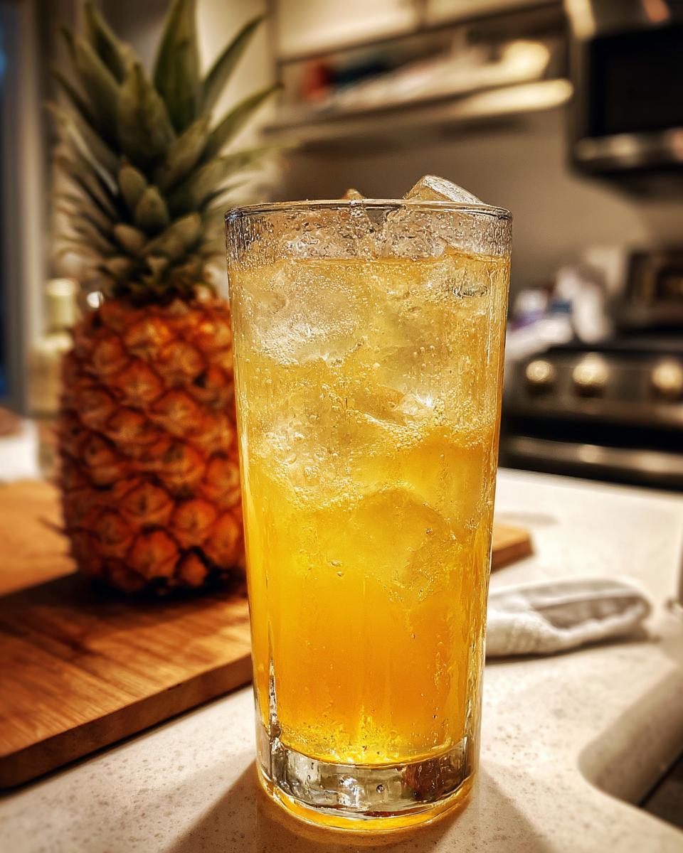 Golden Sunset Pineapple Cooler - detail 3