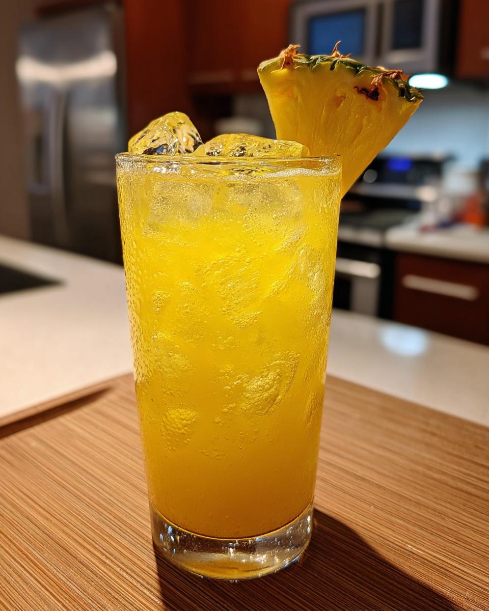 Golden Sunset Pineapple Cooler - detail 3