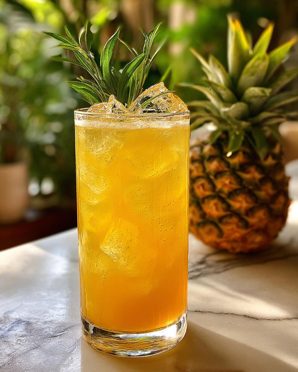 Golden Sunset Pineapple Cooler - detail 4