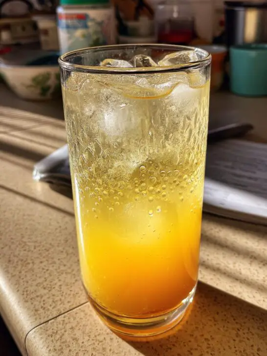 Golden Sunset Pineapple Cooler
