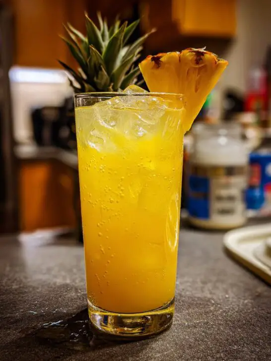Golden Sunset Pineapple Cooler