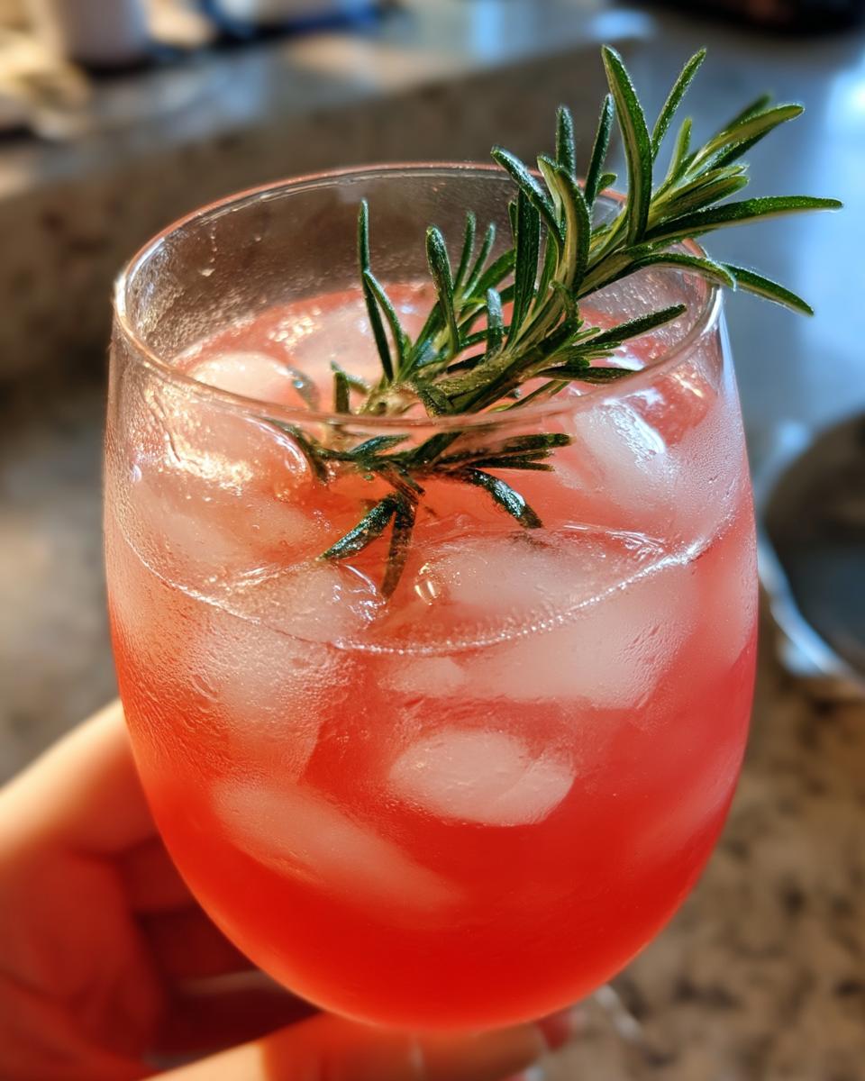 Grapefruit Rosemary Spritz - detail 1
