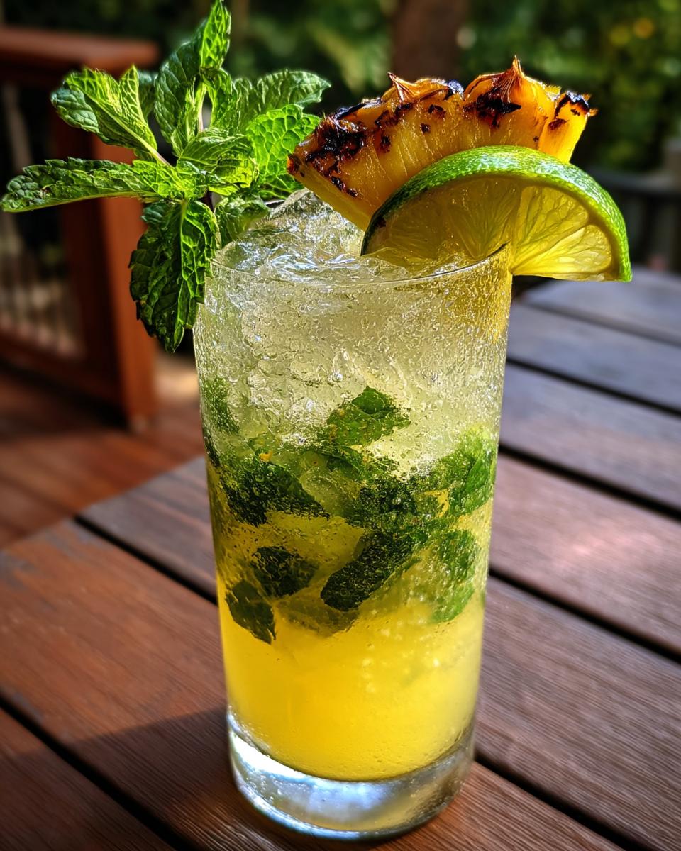 Grilled Pineapple Jalapeño Cooler – BBQ Bash Drink - detail 1