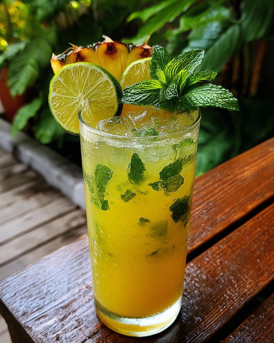 Grilled Pineapple Jalapeño Cooler – BBQ Bash Drink - detail 2
