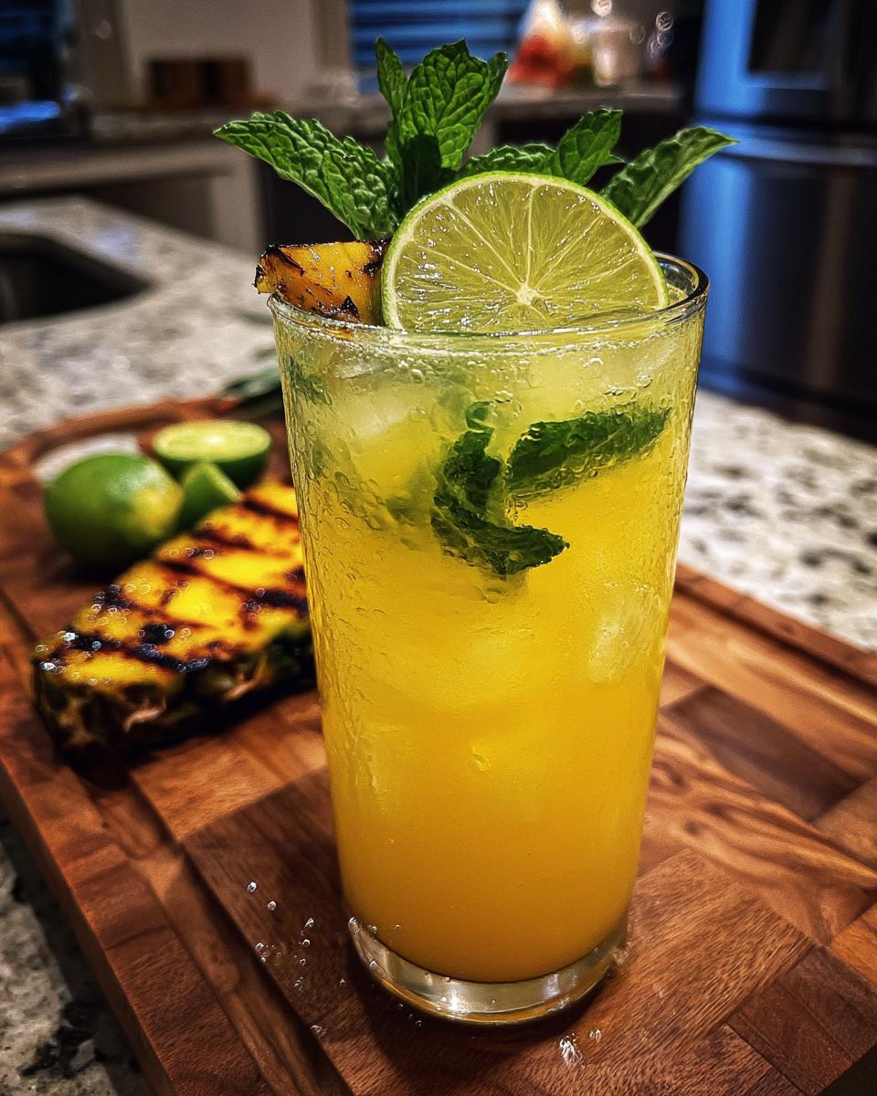 Grilled Pineapple Jalapeño Cooler – BBQ Bash Drink - detail 3