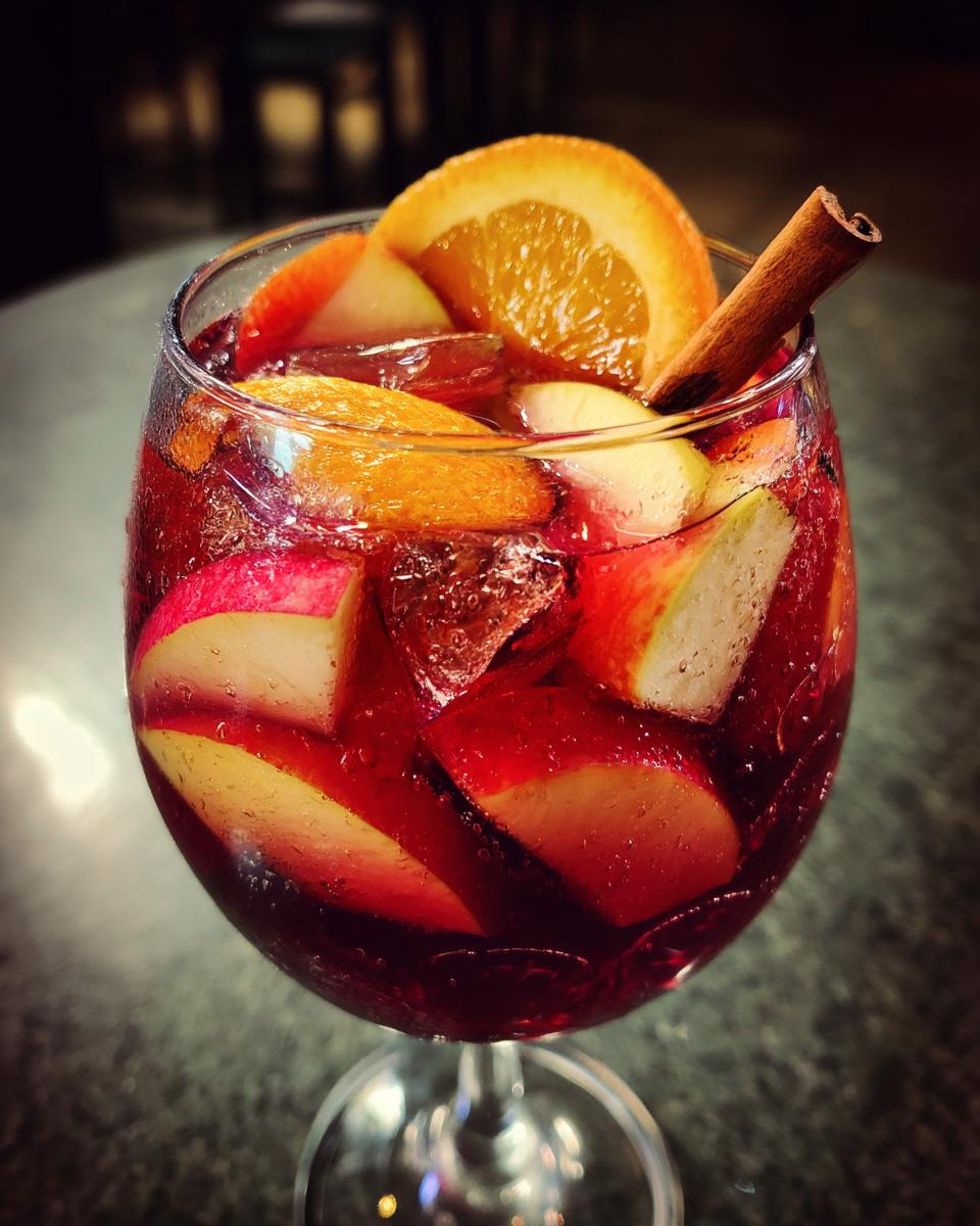 Harvest Moon Sangria Cocktail - detail 1
