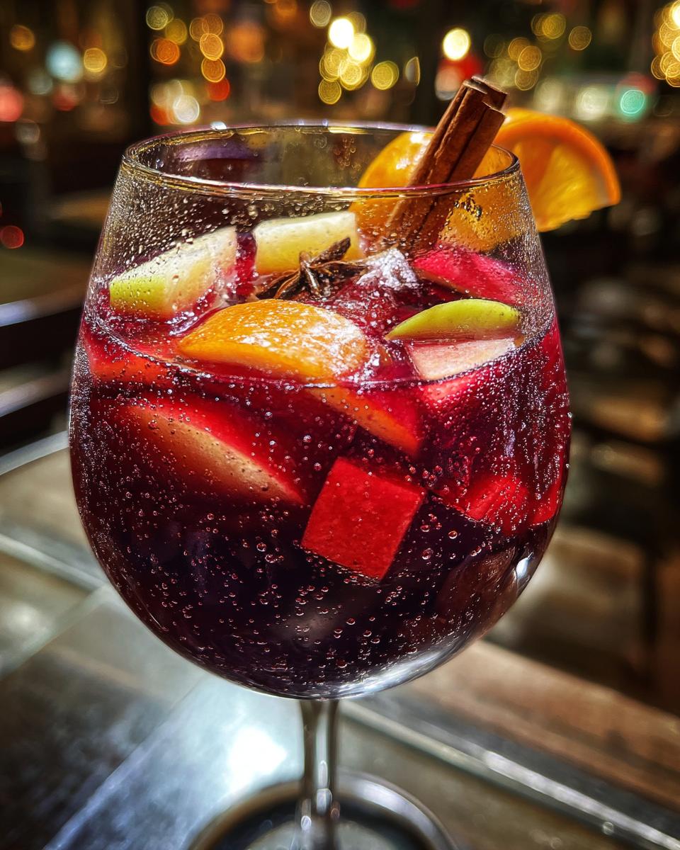 Harvest Moon Sangria Cocktail - detail 3