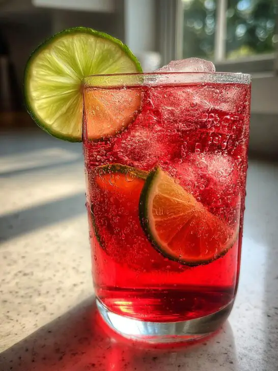 Hibiscus Iced Tea Mocktail