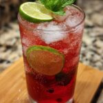 Hibiscus Spritz Mocktail