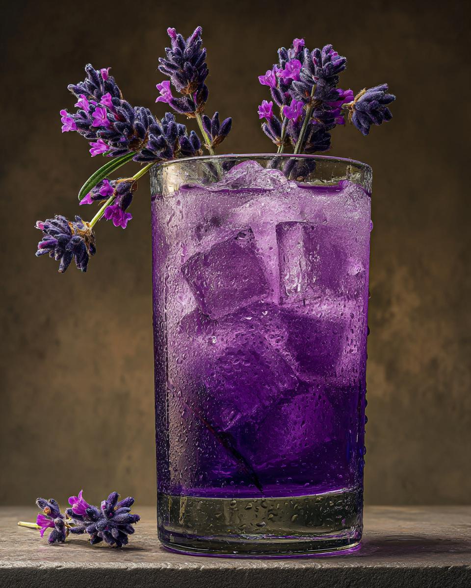Holiday Blueberry Lavender Cooler - detail 3