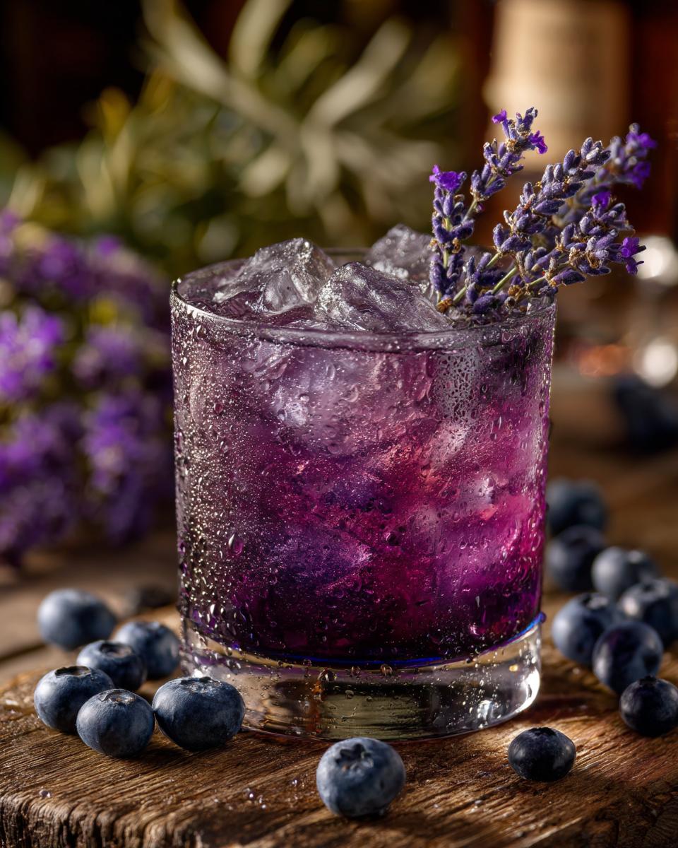 Holiday Blueberry Lavender Cooler - detail 4