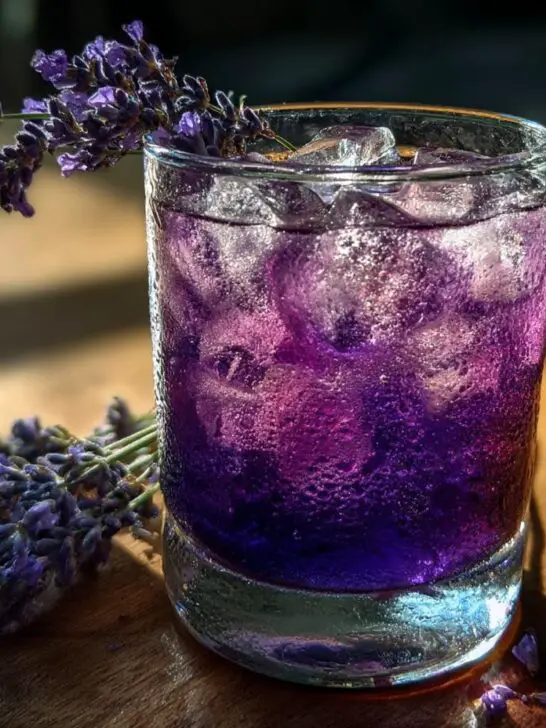 Holiday Blueberry Lavender Cooler