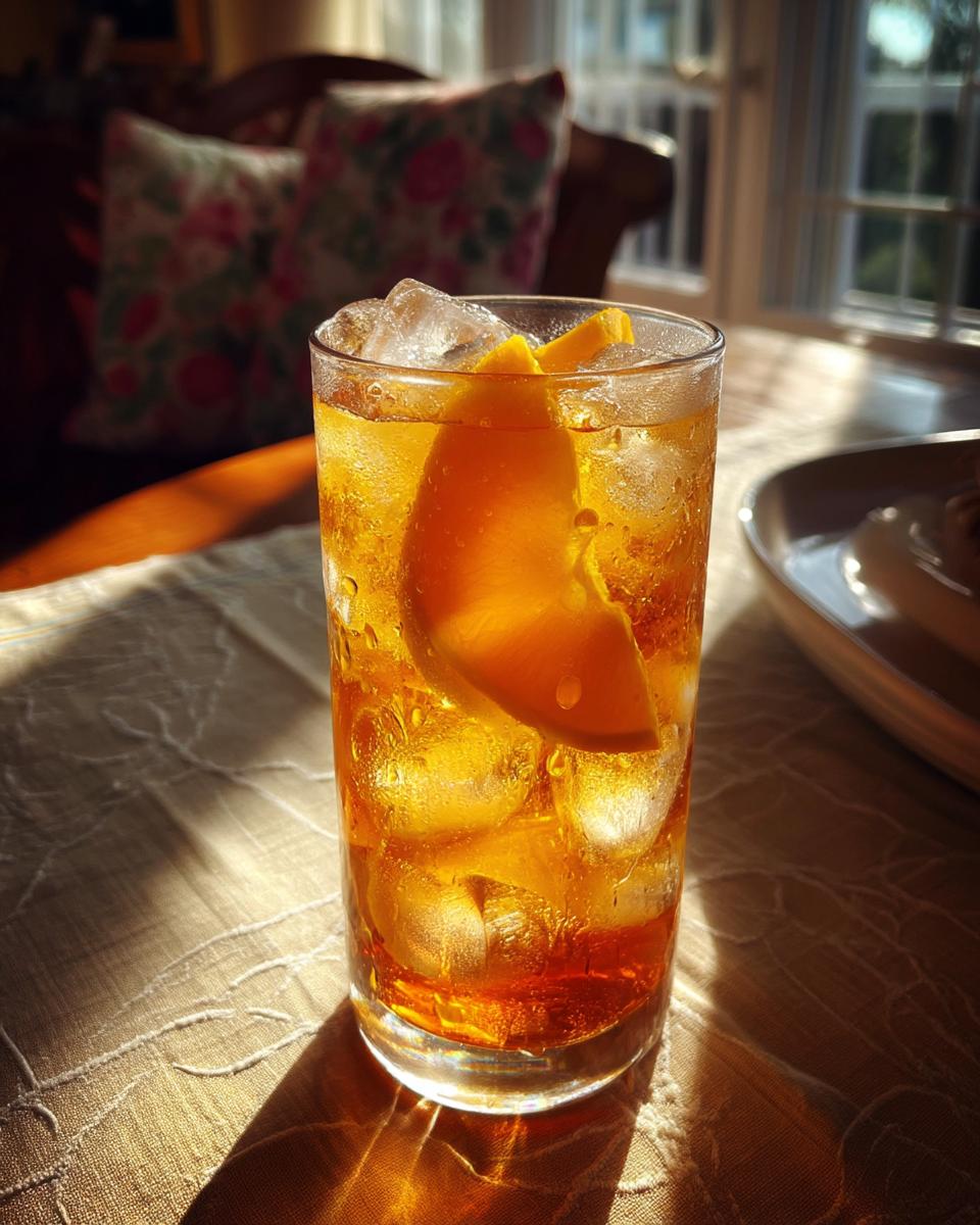 Holiday Ginger Peach Sparkling Tea - detail 3