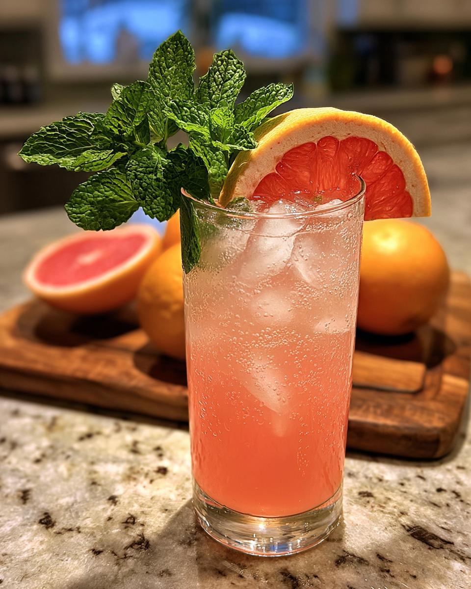 Holiday Grapefruit Mint Tonic - detail 1