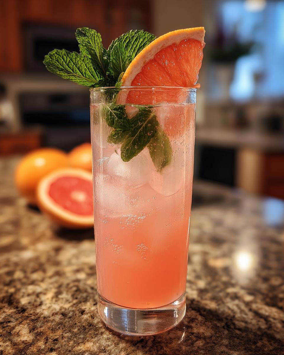 Holiday Grapefruit Mint Tonic - detail 2