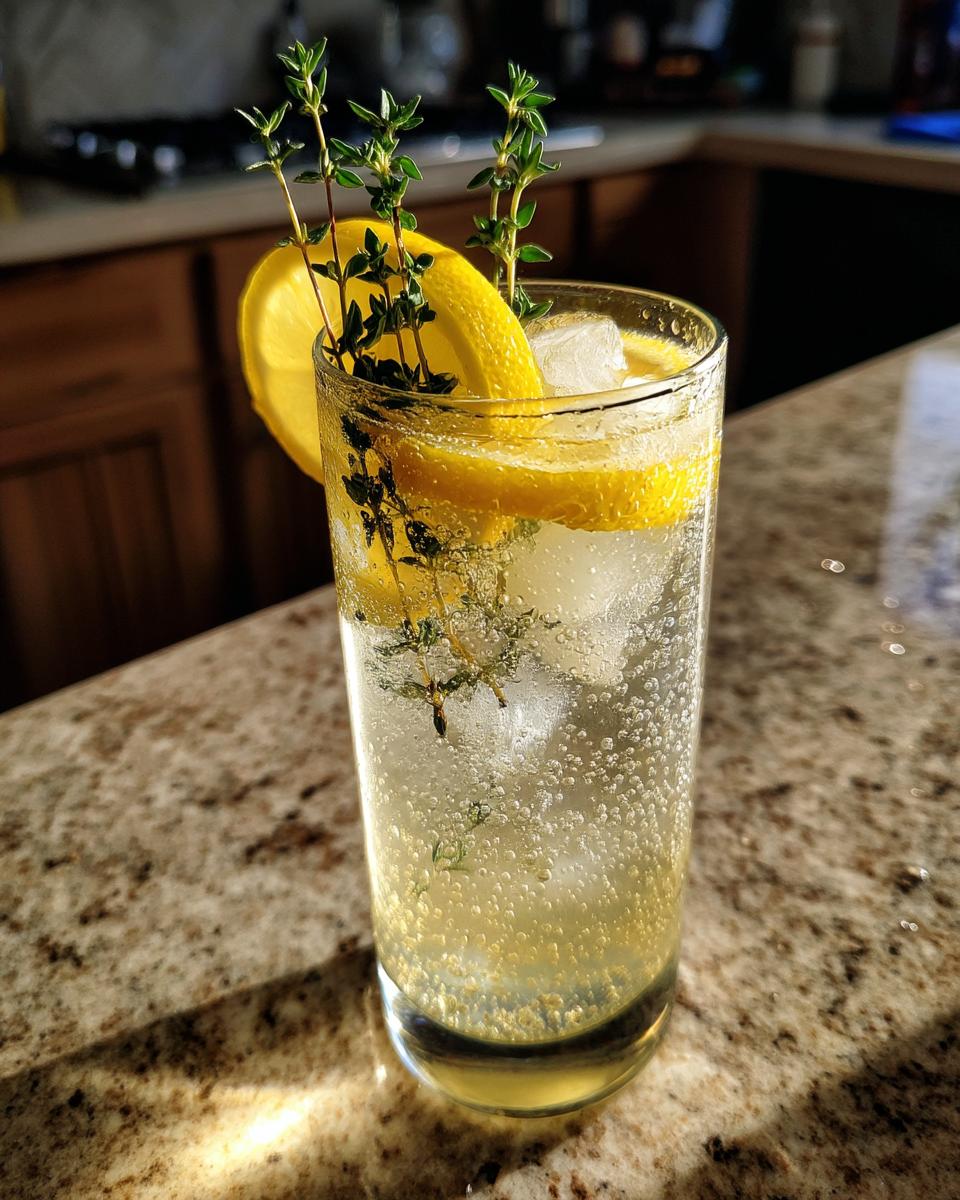 Honey Lemon Thyme Spritz – Summer Garden Toast - detail 1