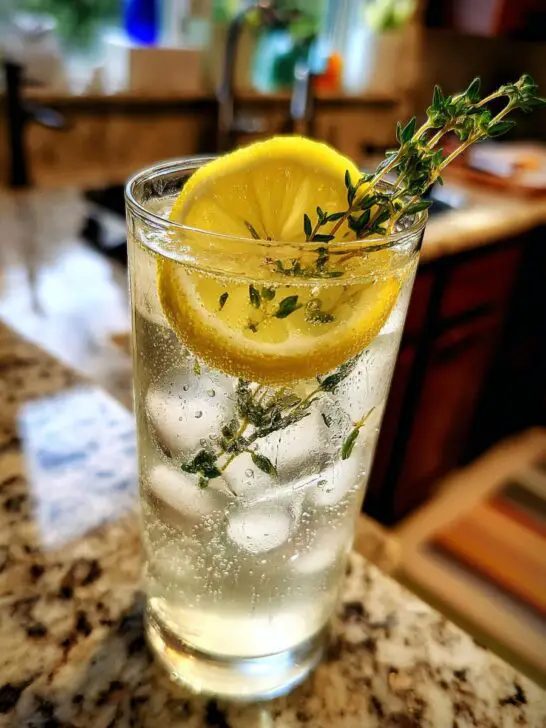Honey Lemon Thyme Spritz – Summer Garden Toast
