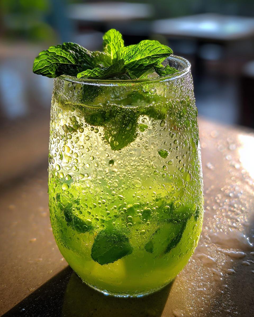 Honeydew Mint Mocktail - detail 1