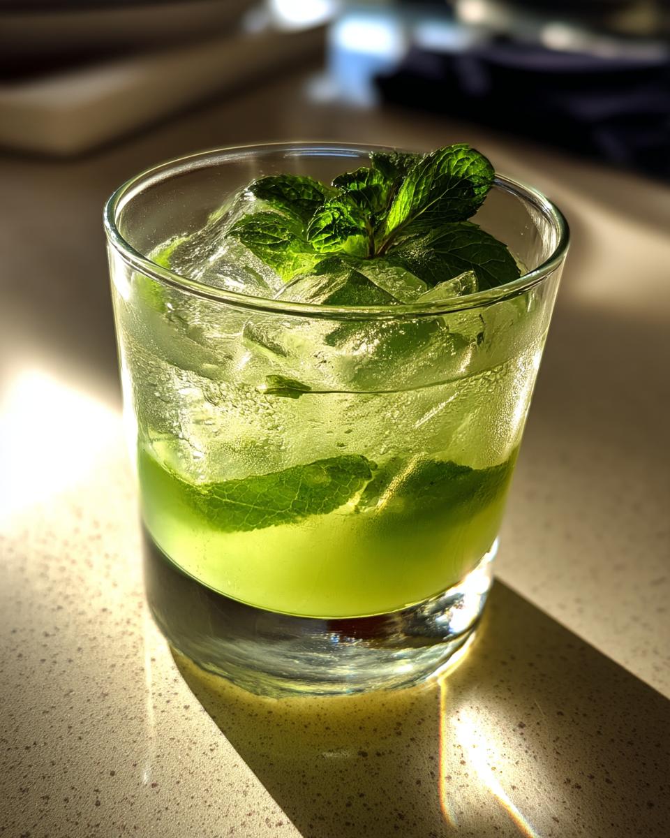 Honeydew Mint Mocktail - detail 1