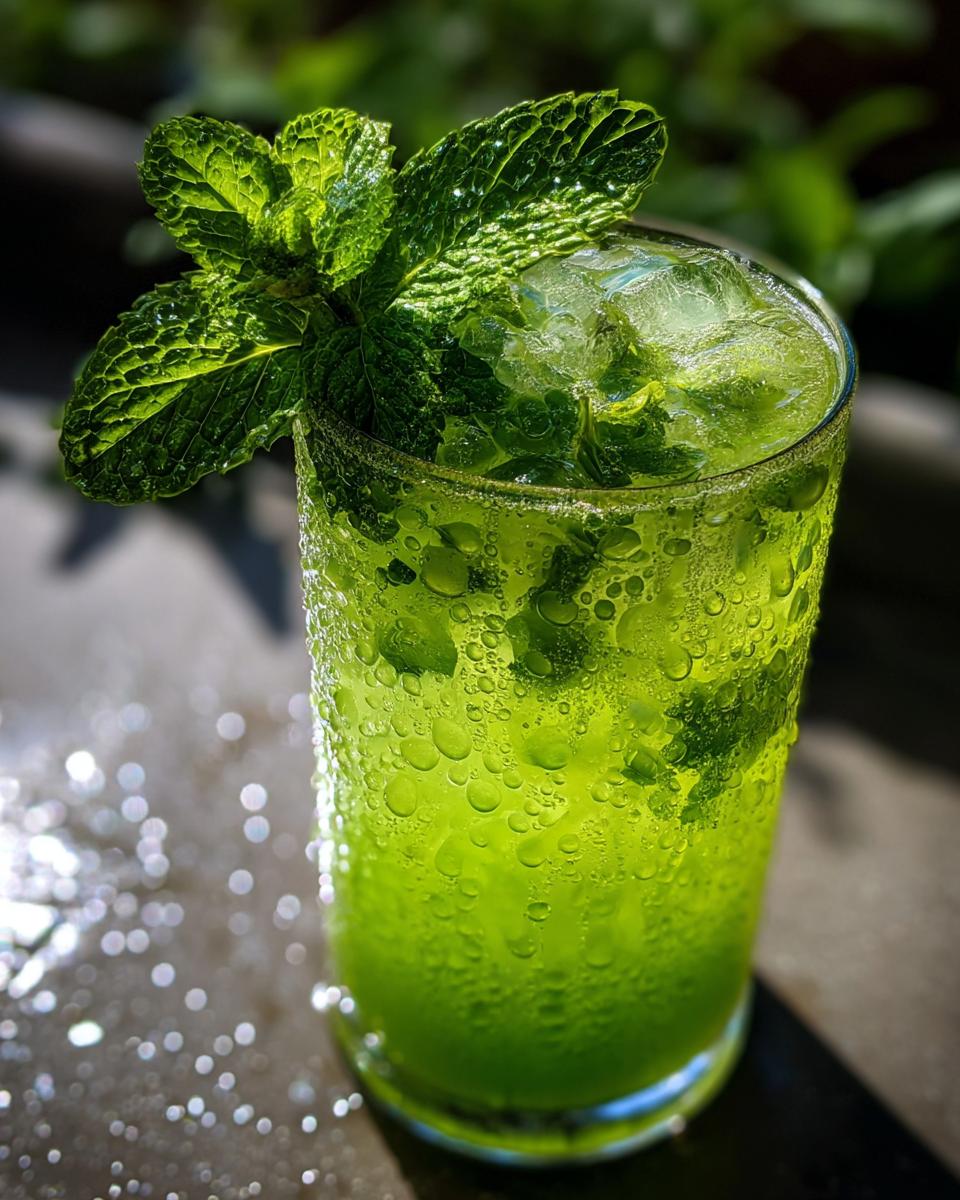 Honeydew Mint Mocktail - detail 2