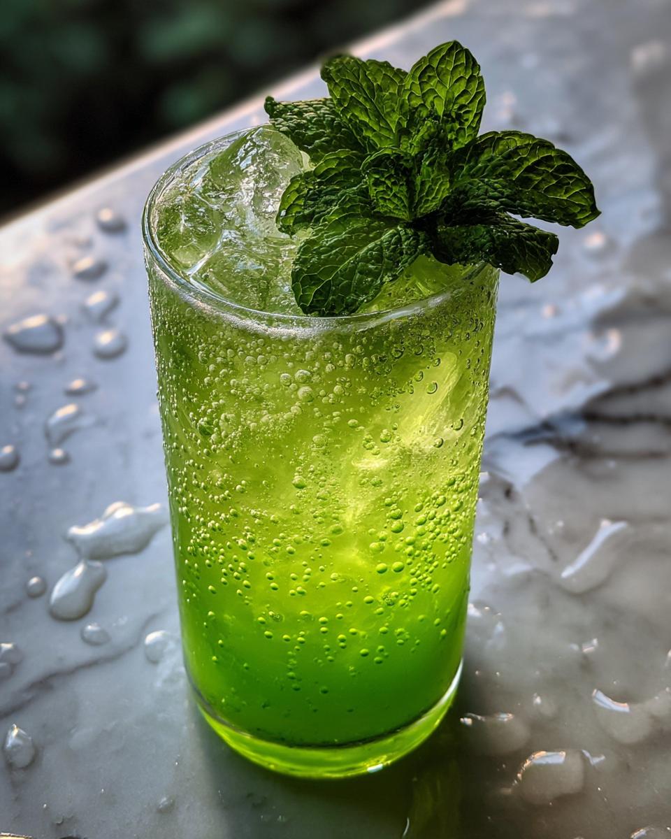 Honeydew Mint Mocktail - detail 3