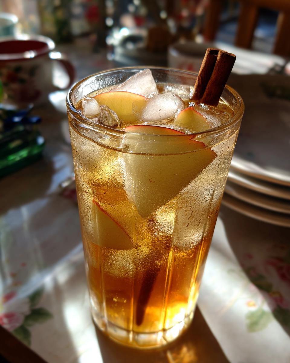 Iced Apple Pie Punch – All-American Picnic Drink - detail 2