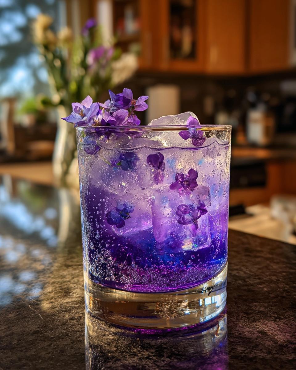 Iced Violet Blossom Margarita - detail 1
