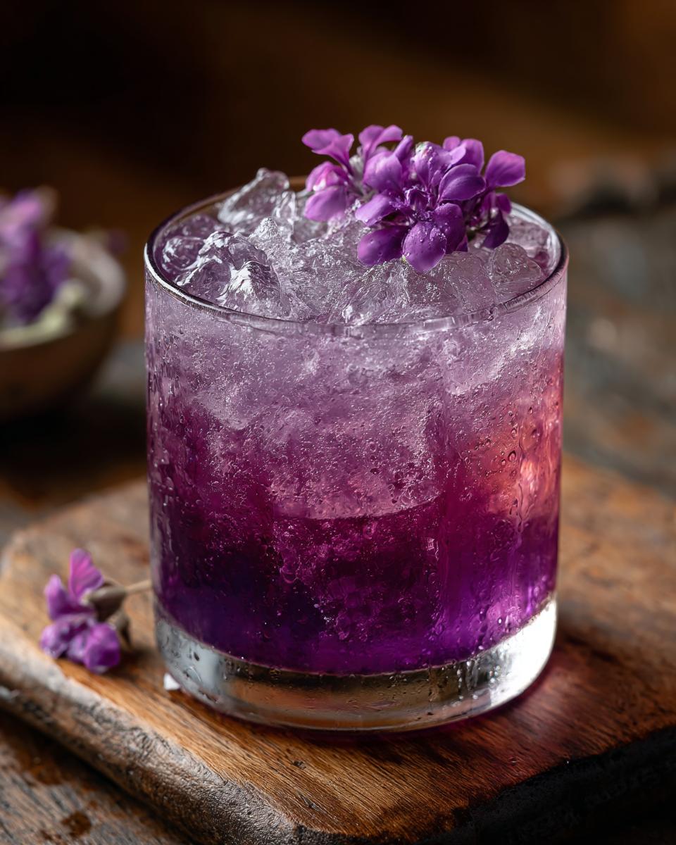 Iced Violet Blossom Margarita - detail 3