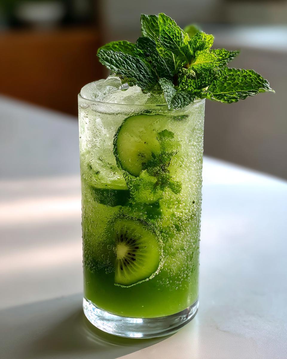 Kiwi Cucumber Sparkler - detail 2