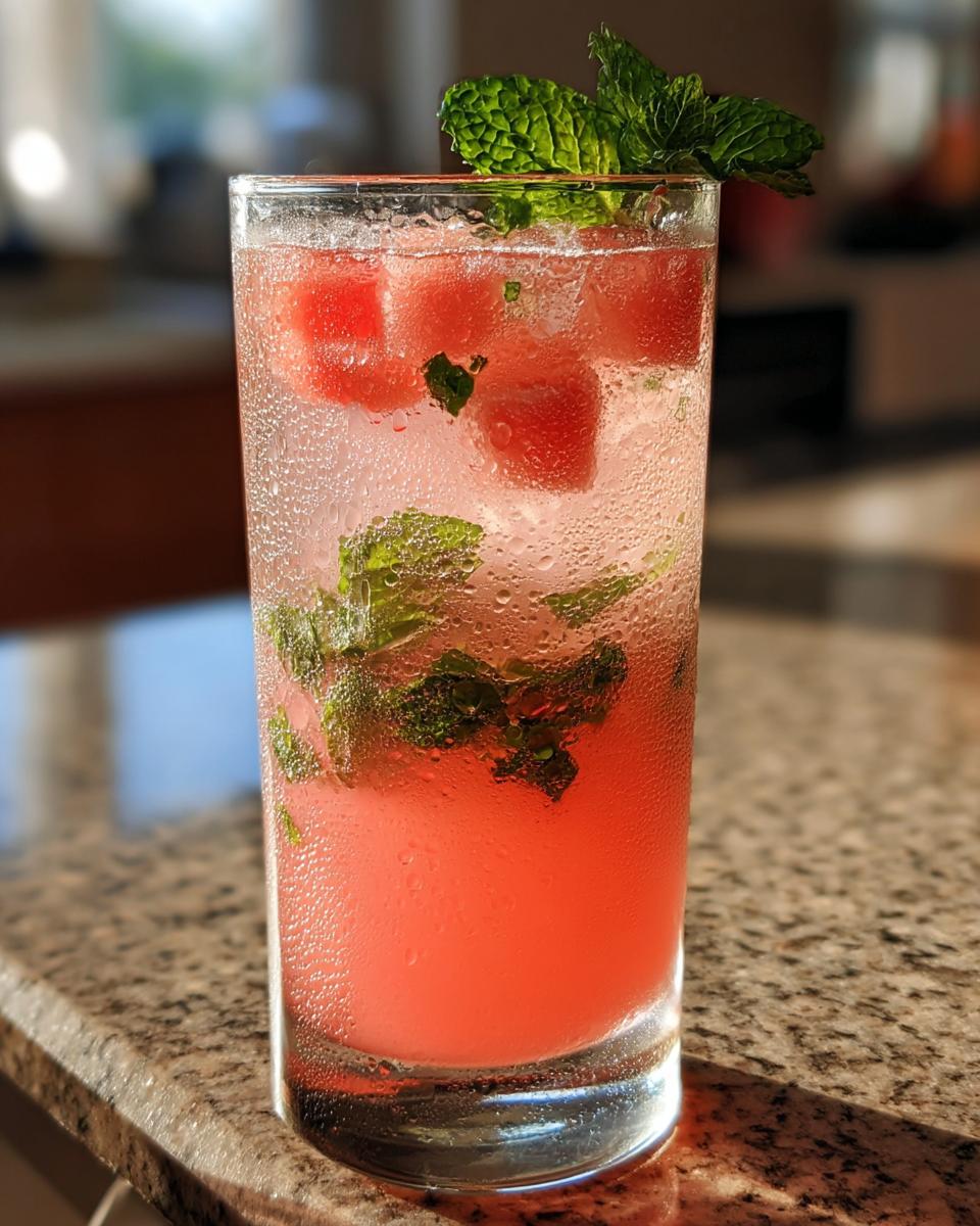 Labor Day Watermelon Mint Cooler - detail 1