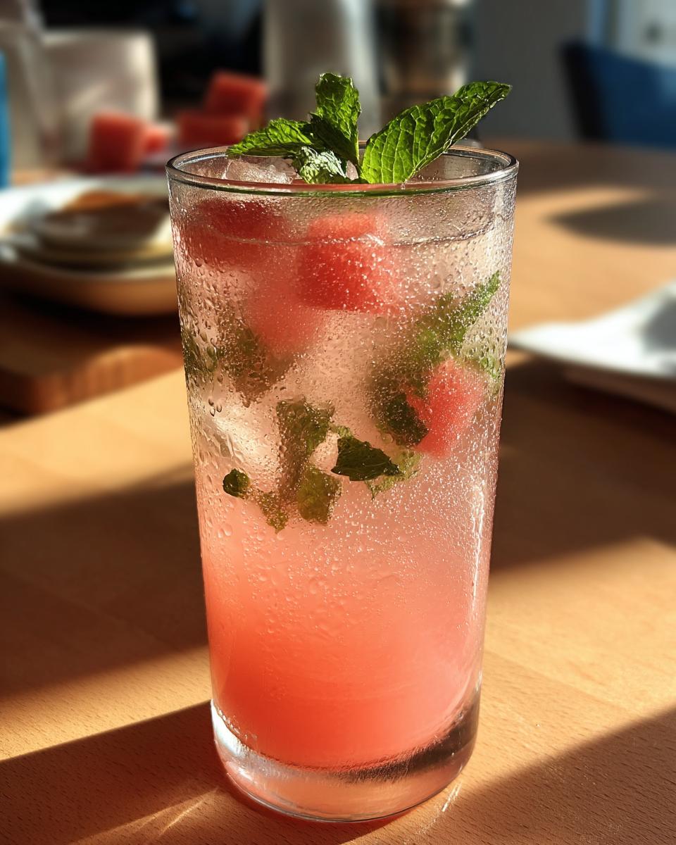 Labor Day Watermelon Mint Cooler - detail 3