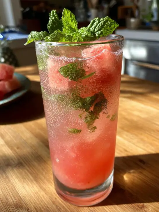 Labor Day Watermelon Mint Cooler