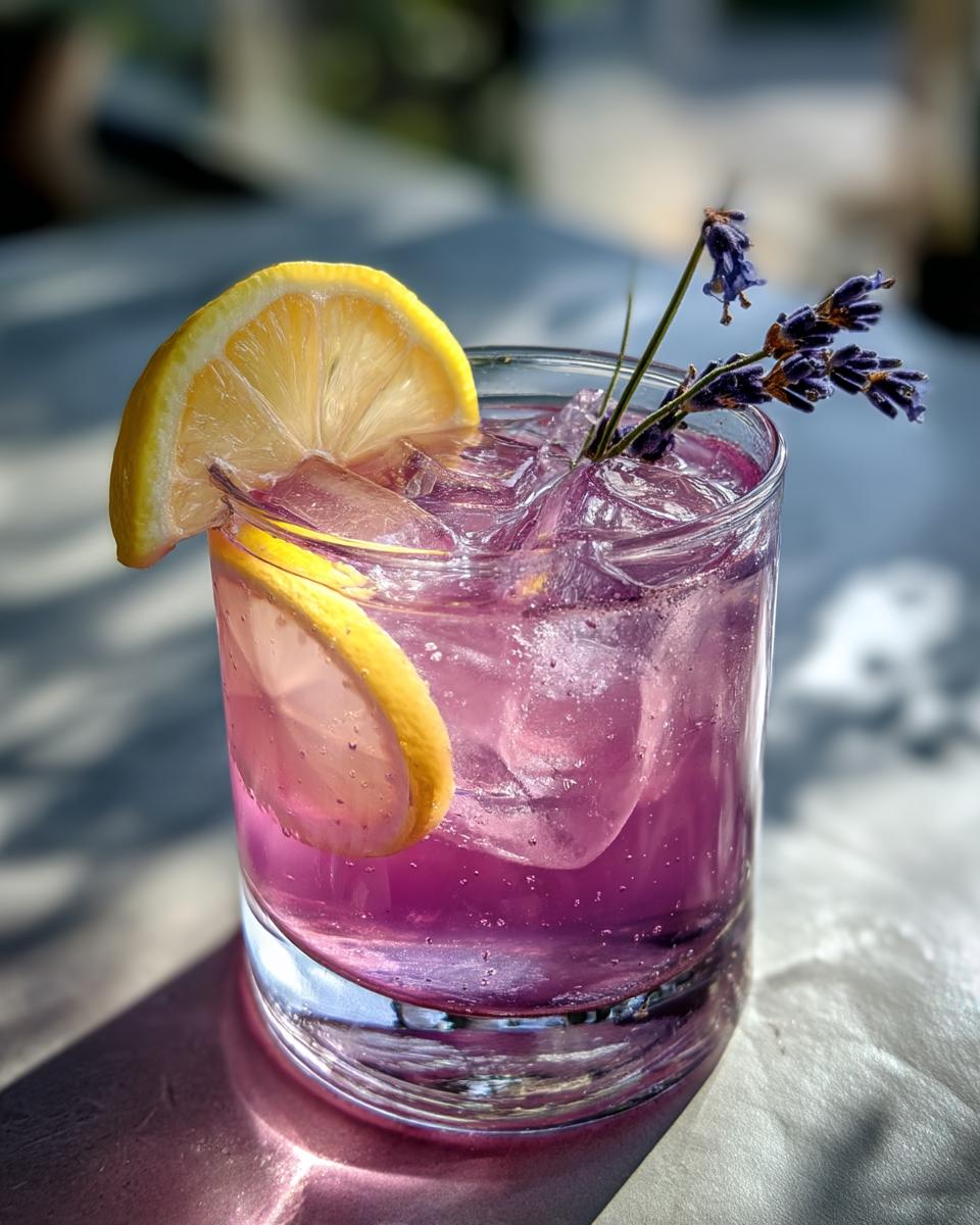 Lavender Lemonade Mocktail - detail 1
