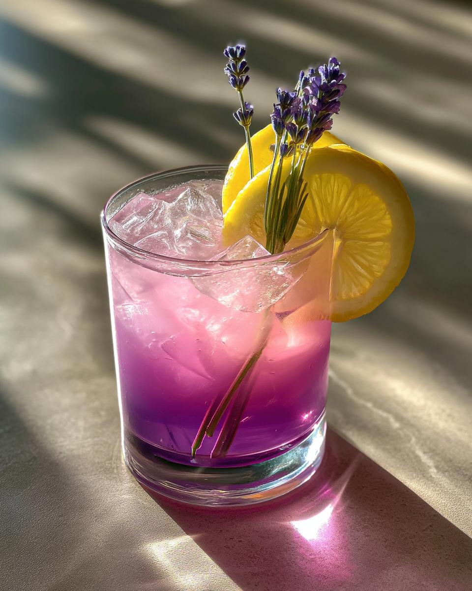 Lavender Lemonade Mocktail - detail 2