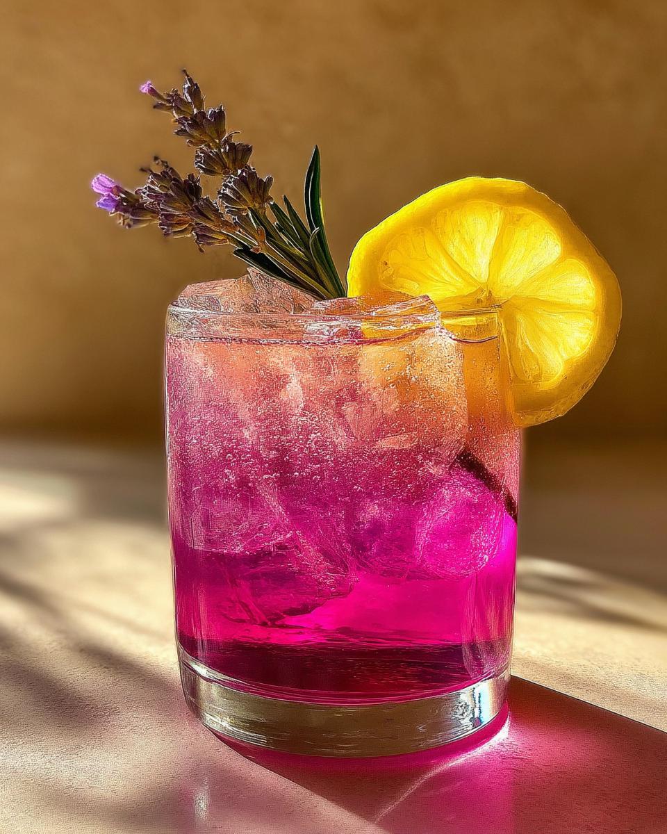 Lavender Lemonade Mocktail - detail 3