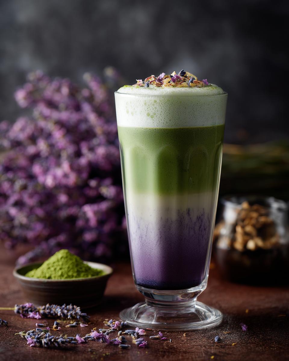Lavender Matcha Latte – Wellness Day Sip - detail 3