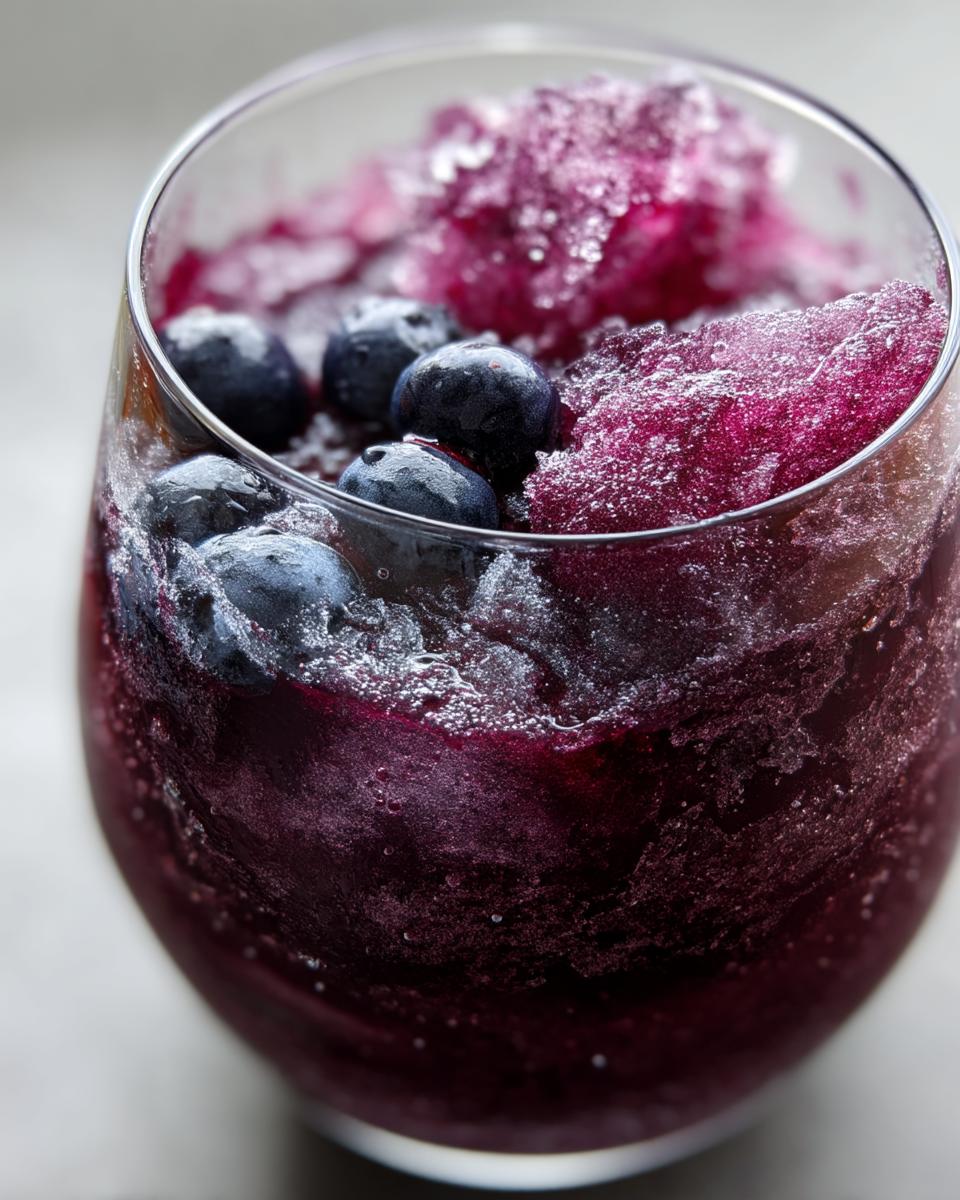 Lemon Blueberry Slush - detail 3