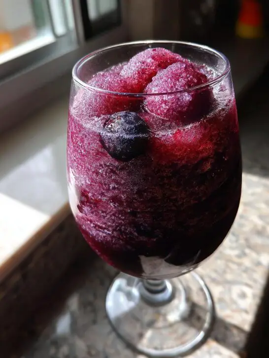 Lemon Blueberry Slush