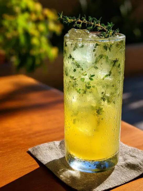 Lemon Thyme Garden Mocktail