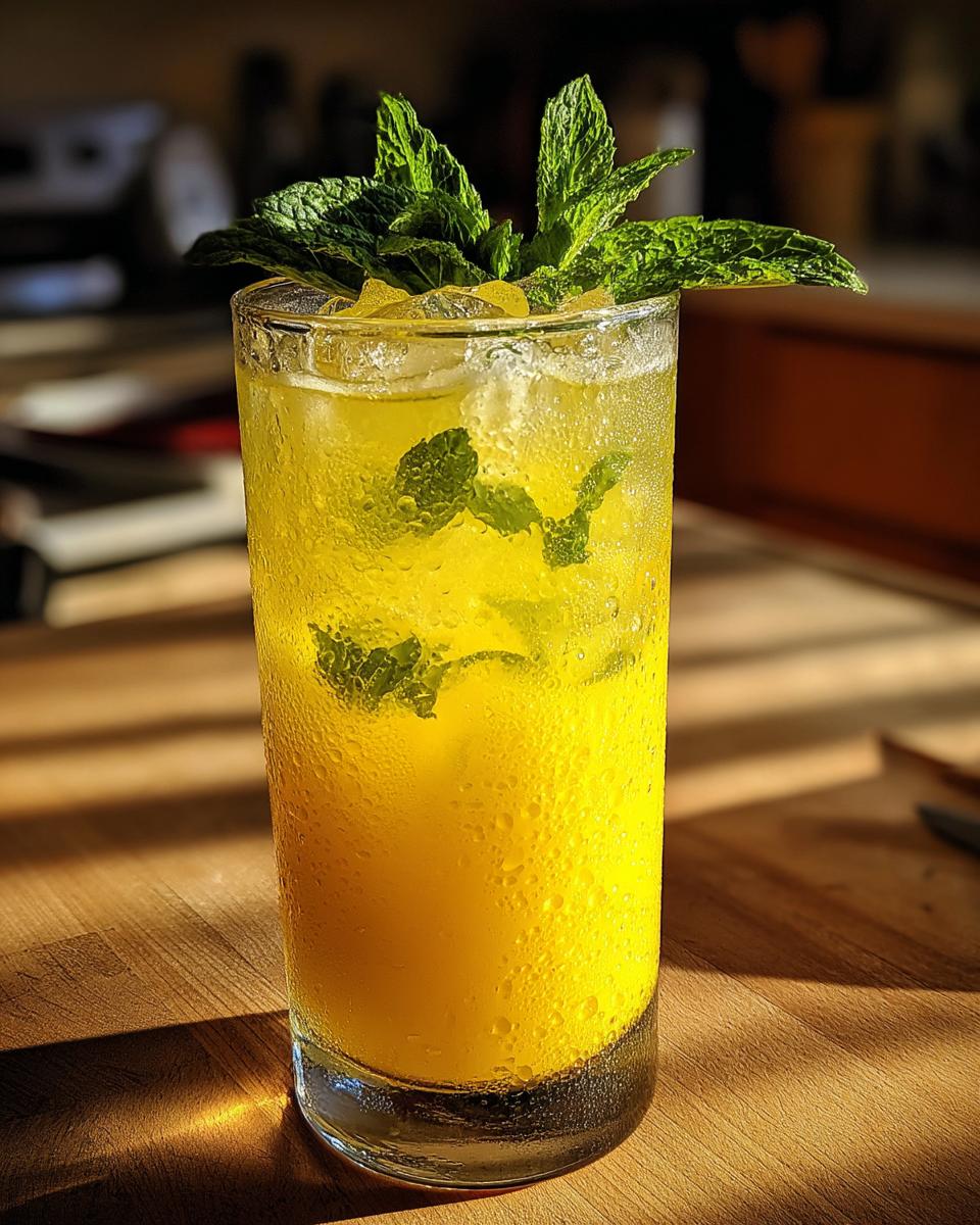 Mango Cardamom Cooler Mocktail - detail 1