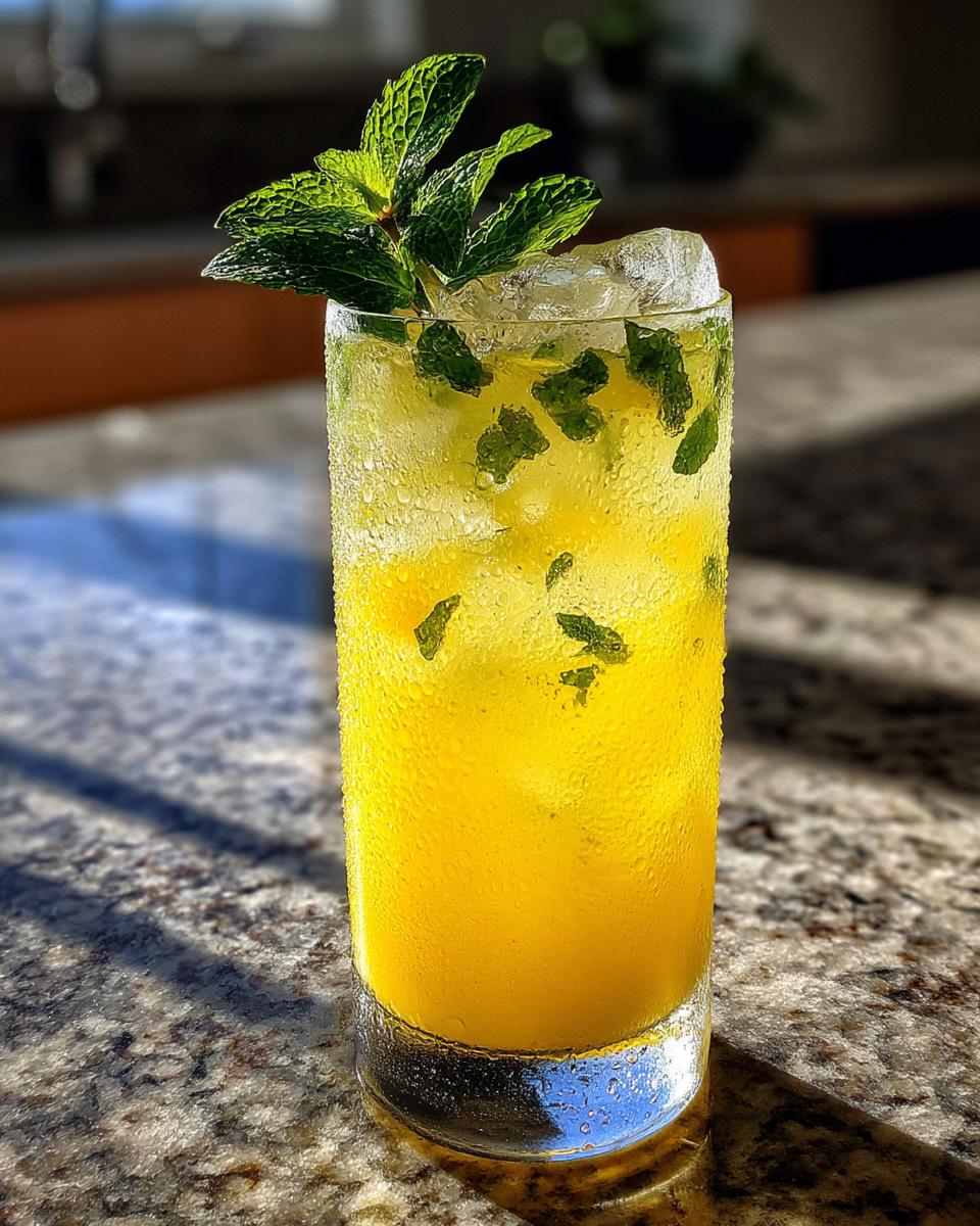 Mango Cardamom Cooler Mocktail - detail 3