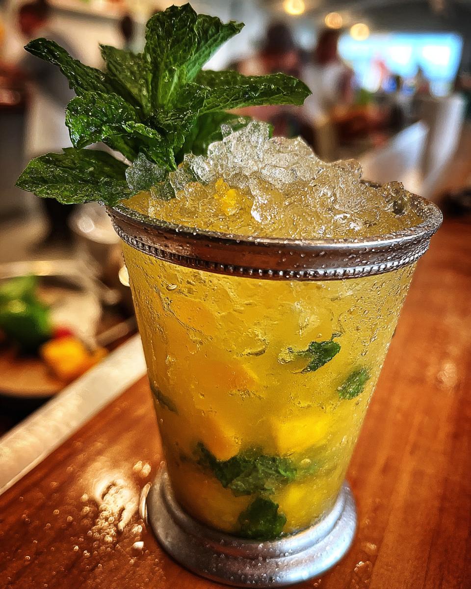 Mango Mint Julep - detail 1