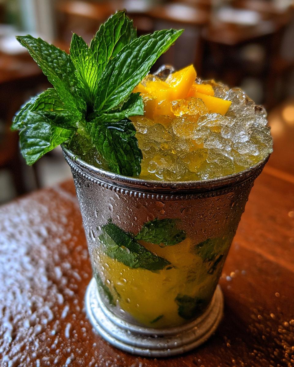 Mango Mint Julep - detail 2