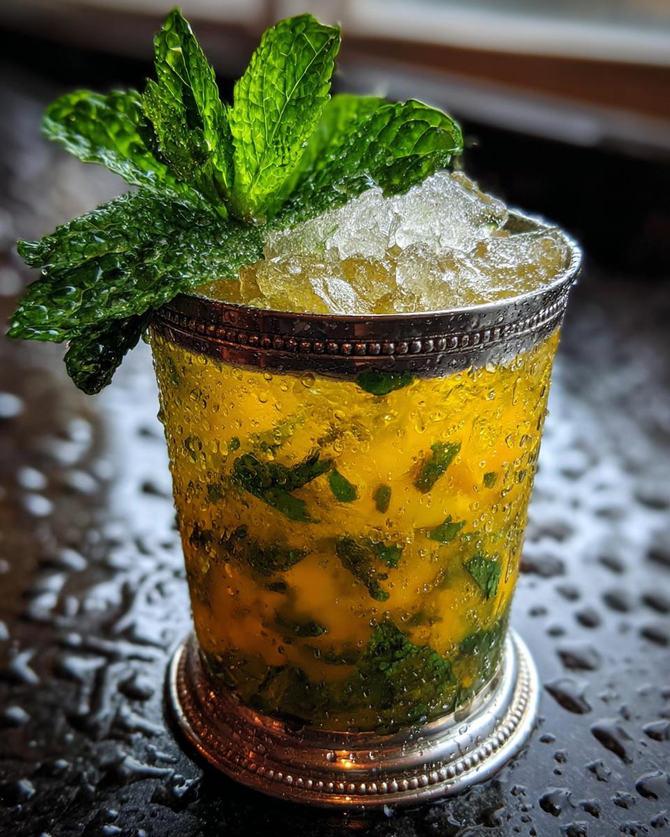 Mango Mint Julep - detail 3