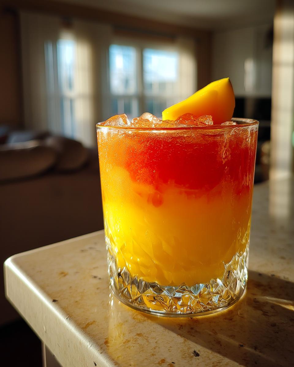 Mango Sunset Cocktail - detail 3